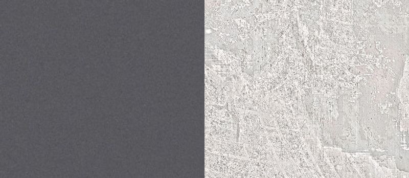 Цвет графитовый серый, RAL 7024, покрытие мат, в сочетании с материалом «Светлая штукатурка»