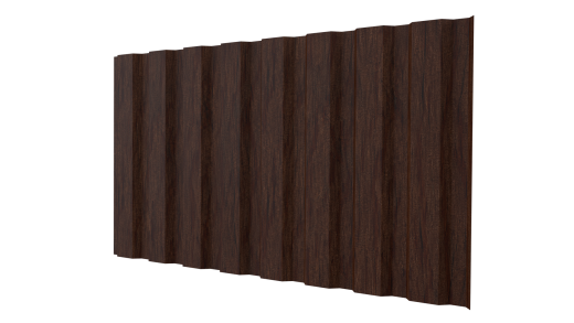 Профнастил С20A 1150/1100x0,45 мм, Античный дуб 3D