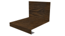 Планка примыкания нижняя к трубе фальц 140x200 мм, Дуб Локарно 3D