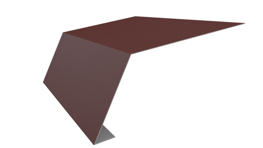 Планка карнизная 100x65x2000 мм, 3009 оксид красный матовый