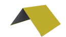 Конёк простой 150x150x2000 мм, 1018 цинково-желтый глянцевый