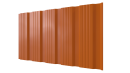 Профнастил К20 1195/1130x0,45 мм, 2011 насыщенный оранжевый глянцевый