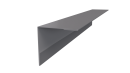 Планка угла наружного 30x30x2000 мм, 7004 сигнальный серый глянцевый