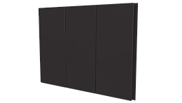 Лайн Про Плоскость 200/176x0,45 мм, 8019 серо-коричневый глянцевый