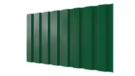 Профнастил С20A 1150/1100x0,4 мм, 6029 мятно-зеленый глянцевый