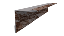Планка угла внутреннего 50x50x2000 мм, Дикий камень