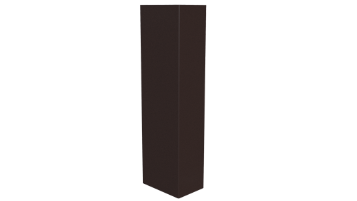 Стойка 40x60x40 мм, 8017 шоколадно-коричневый глянцевый