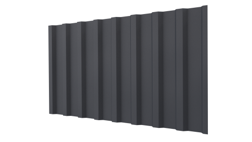Профнастил С20B 1150/1100x0,5 мм, 7024 графитовый серый матовый