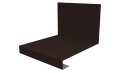 Планка примыкания нижняя к трубе фальц 140x200 мм, 8017 шоколадно-коричневый глянцевый