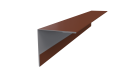 Планка угла наружного 30x30x2000 мм, 8004 медно-коричневый глянцевый