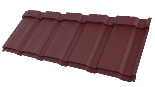 Профиль Пегас 1195/1130x0,45 мм, 3005 винно-красный матовый