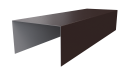 Крышка 40x65x40 мм, 8017 шоколадно-коричневый PUR Pruf