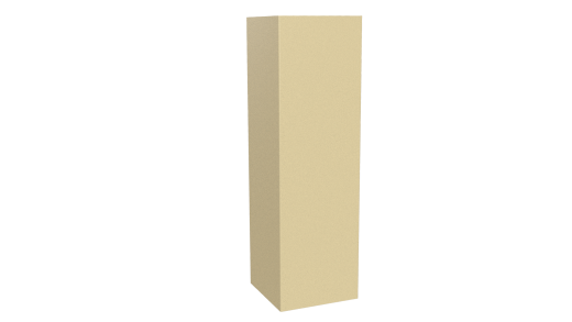 Декоративная накладка угловая 20x60x60x20 мм, 1014 слоновая кость глянцевый