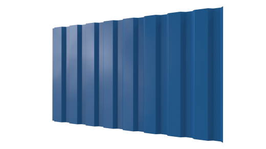 Профнастил С20A 1150/1100x0,7 мм, 5015 небесно-синий глянцевый