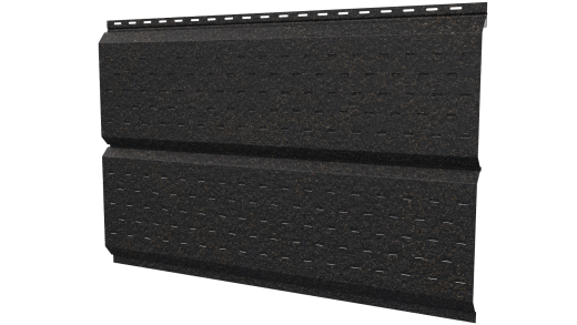 Софит Л-брус перфорированный 264/241x0,45 мм, Картэн тёмный