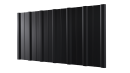 Профнастил НС16 1150/1100x0,4 мм, 9005 черный янтарь глянцевый