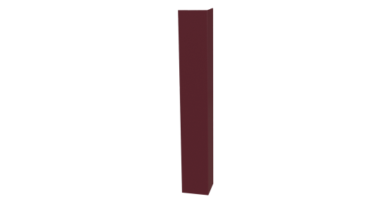 Планка угла наружного 50x50x2000 мм, 3005 винно-красный глянцевый