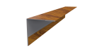Планка угла наружного 30x30x2000 мм, Золотистый дуб 3D
