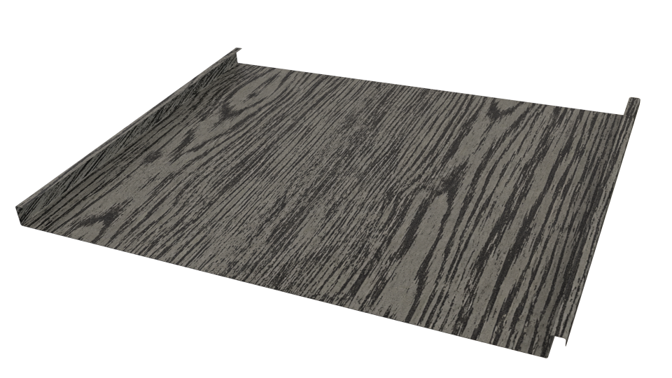 Фальцевая кровля 562/550x0,45 мм, Дуб Винтаж 3D