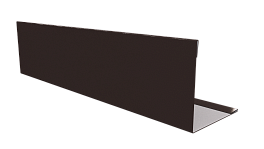 Планка завершающая 10x50x50x10 мм, 8017 шоколадно-коричневый PUR Pruf