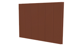 Лайн Про Полоса 200/176x0,5 мм, 8004 медно-коричневый глянцевый