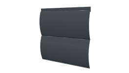 Блок хаус 383/355x0,5 мм, 7011 железно-серый глянцевый