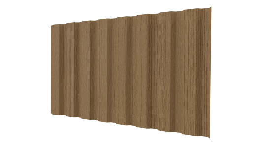 Профнастил С20A 1150/1100x0,45 мм, Орех 3D