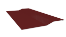 Планка крепёжная фальц 50x17x29 мм, 3011 коричнево-красный глянцевый