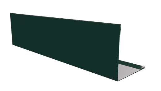 Планка завершающая 10x50x50x10 мм, 6005 зеленый мох глянцевый
