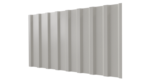 Профнастил С20B 1150/1100x0,4 мм, 9002 светло-серый глянцевый