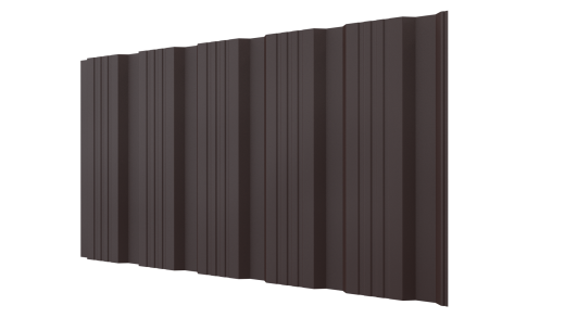 Профнастил К20 1195/1130x0,5 мм, 8017 шоколадно-коричневый матовый