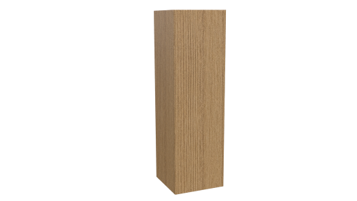 Декоративная накладка угловая 20x60x60x20 мм, Орех 3D