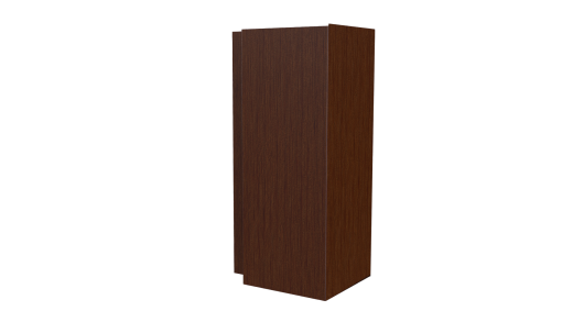 Планка угла наружного сложная Блок-хаус 110x110x2000 мм, Золотистый дуб 3D