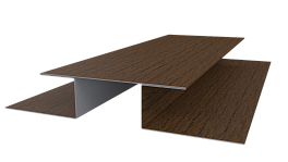 Планка стыковочная сложная 75x2000 мм, Дуб Сантана 3D