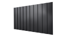 Профнастил С8 1200/1150x0,7 мм, 9005 черный янтарь глянцевый