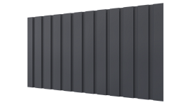 Профнастил С10 1155/1100x0,45 мм, 7024 графитовый серый матовый