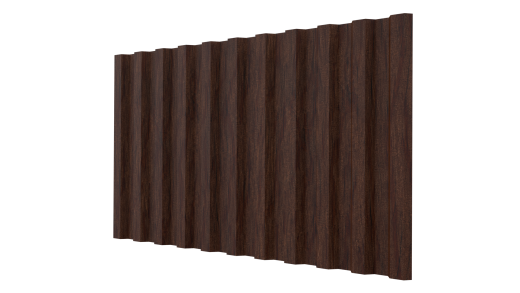 Профнастил С21 1051/1000x0,45 мм, Античный дуб 3D