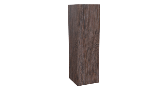 Декоративная накладка угловая 20x60x60x20 мм, Морёный дуб 3D