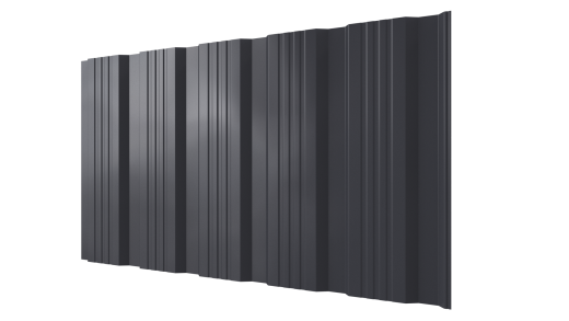 Профнастил К20 1195/1130x0,45 мм, 7024 графитовый серый глянцевый