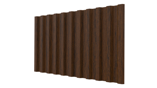 Профнастил С21 1051/1000х0,45 мм, Дуб Локарно 3D