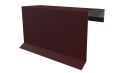 Планка торцевая фальц 65x97 мм, 3005 винно-красный матовый
