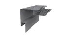 Планка угла наружного сложная Блок-хаус 110x110x2000 мм, Морион 3D