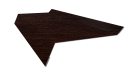 Планка примыкания в штробу 20x60x10 мм, Antique wood