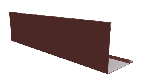 Планка завершающая 10x50x50x10 мм, 3009 оксид красный глянцевый