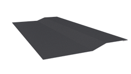Планка крепёжная фальц 50x17x29 мм, 0,45 7024 графитовый серый