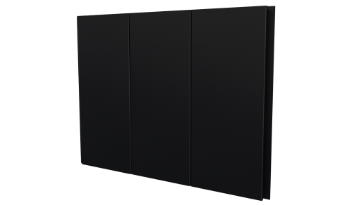 Лайн Про Плоскость 200/176x0,45 мм, 9005 черный янтарь матовый