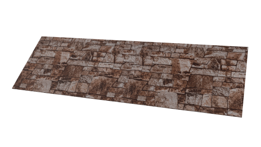Планка завершающая 65x2000 мм, Дикий камень