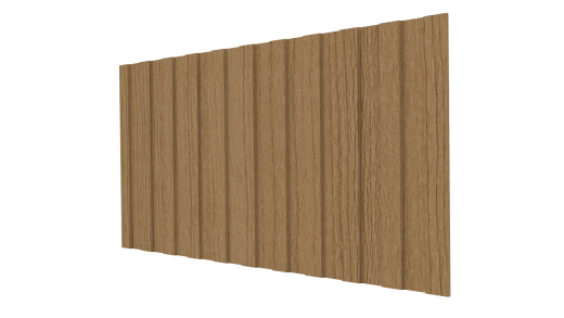 Профнастил С8 1200/1150x0,45 мм, Орех 3D