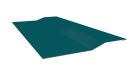 Планка крепёжная фальц 50x17x29 мм, 5021 водная синь глянцевый