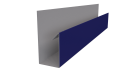 Планка П-образная Блок-хаус 30x30x2000 мм, 5002 ультрамариново-синий глянцевый